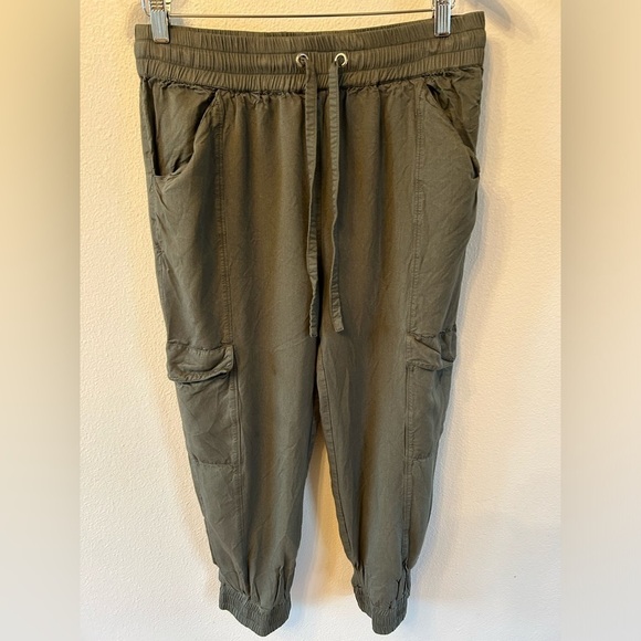 Able By Anthropologie Cargo Pant Elastic Waist And Ankle Size M - Picture 1 of 5